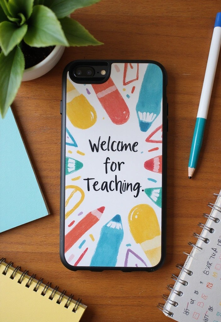 15 Thoughtful Personalized Teacher Appreciation Gifts That Will Melt Their Heart! - 13. Customized Phone Case