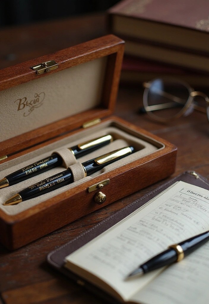 15 Thoughtful Personalized Teacher Appreciation Gifts That Will Melt Their Heart! - 3. Engraved Pen Set