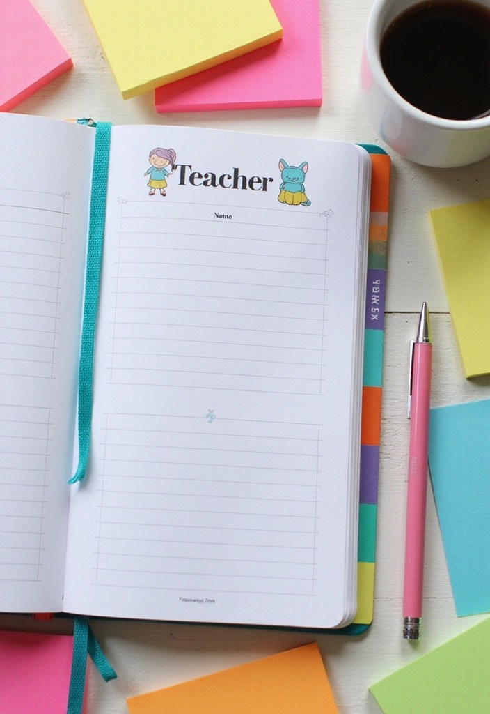 15 Thoughtful Personalized Teacher Appreciation Gifts That Will Melt Their Heart! - 4. Personalized Calendar or Planner