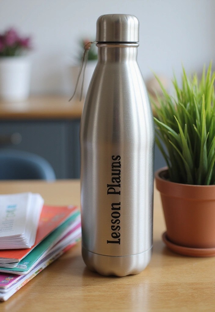 15 Thoughtful Personalized Teacher Appreciation Gifts That Will Melt Their Heart! - 5. Engraved Water Bottle