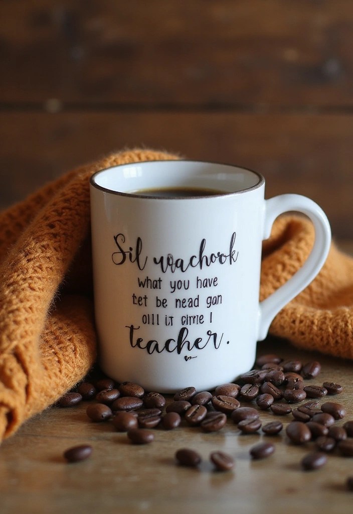 15 Thoughtful Personalized Teacher Appreciation Gifts That Will Melt Their Heart! - 6. Personalized Coffee Mug